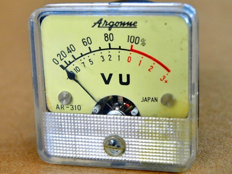 Аналоговый измеритель уровня звука - VU meter VU meter (1)